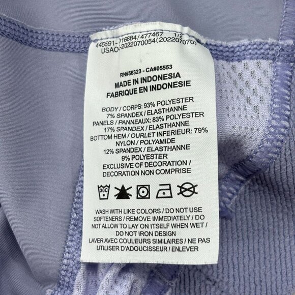 Nike Pro Dri-Fit Womens Purple Sleeveless Crop Top Sports Bra Size S - Picture 5 of 10